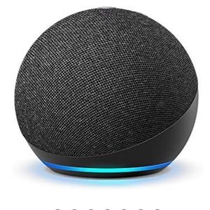 brand new Amazon black echo dot 4th generation smart speaker with Alexa